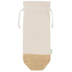 BOLSA DE VINO DE ALGODON Y YUTE