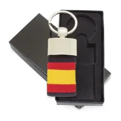 LLAVERO BANDERA ESPAÑA  CINTA ELASTICA