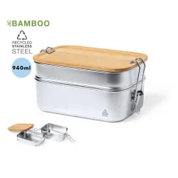 FIAMBRERA ACERO INOX RECICLADO / BAMBU