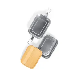 FIAMBRERA ACERO INOX RECICLADO / BAMBU