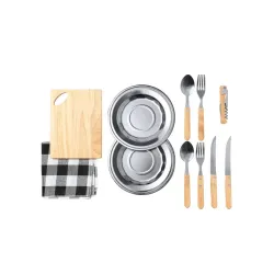 SET DE PICNIC 2 SERVICOS FUNDA ALGODON