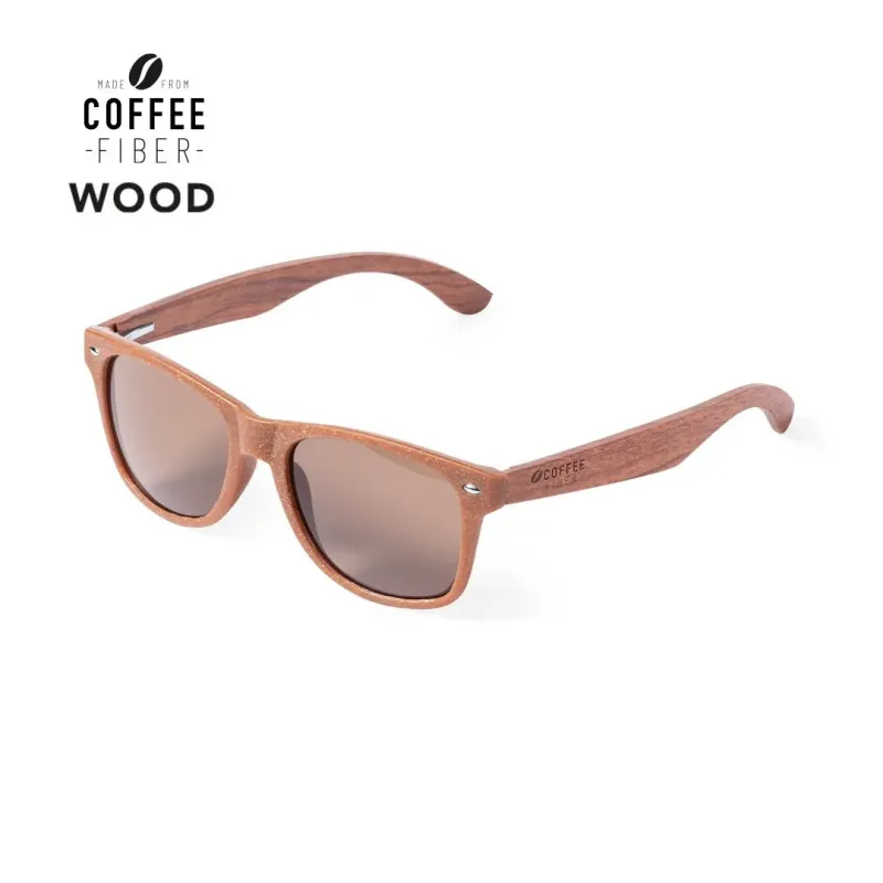GAFAS DE SOL MONTURA FIBRA DE CAFE