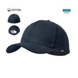 GORRA 6P ALGODON PEINADO