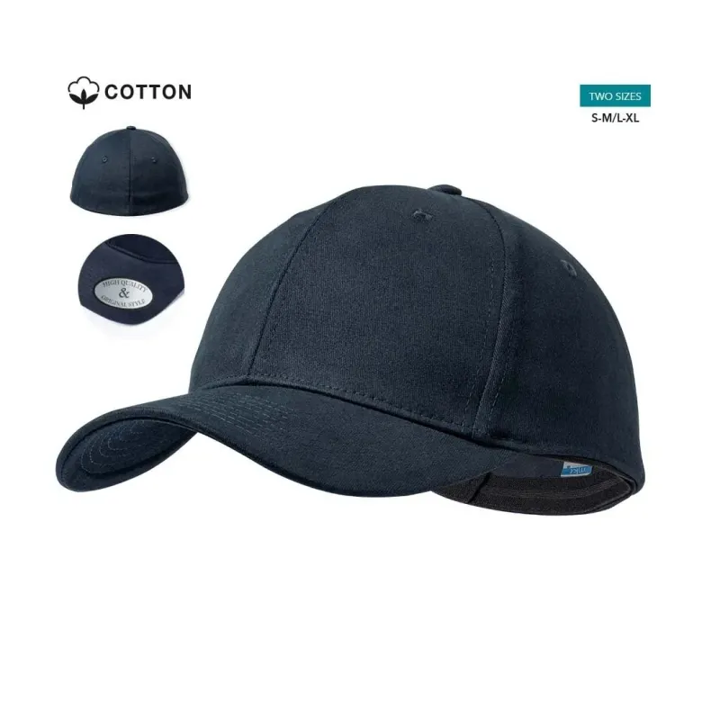 GORRA 6P ALGODON PEINADO