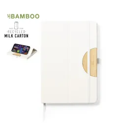 LIBRETA SOPORTE  / CARTONES DE LECHE RECICLADOS