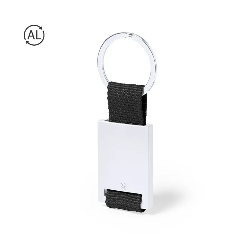 LLAVERO CUERPO ALUMINIO CINTA COLOR