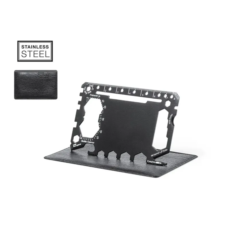 MULTIHERRAMIETA ACERO / FUNDA POLIPIEL