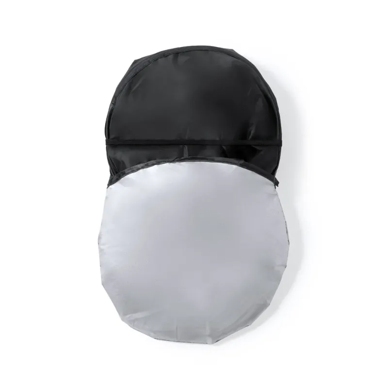 PARASOL PLEGABLE  POLIESTER PLATEADO