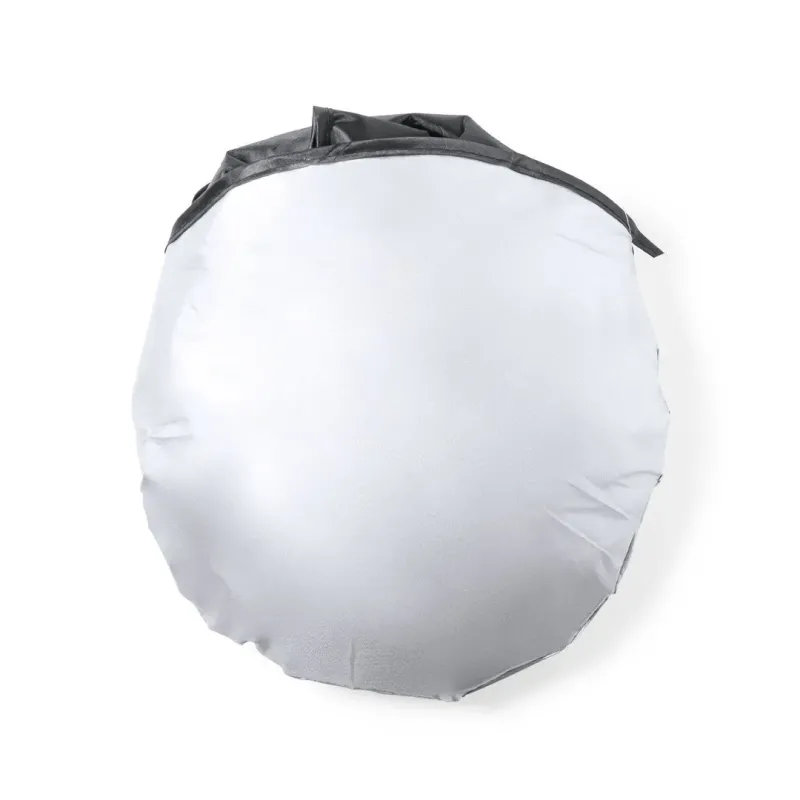 PARASOL PLEGABLE  POLIESTER PLATEADO