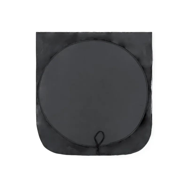 PARASOL PLEGABLE  POLIESTER PLATEADO
