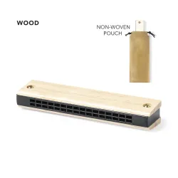 ARMONICA MADERA NATURAL