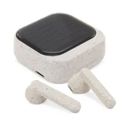 AURICULARES DE CARGA SOLAR EN FIBRA DE TRIGO