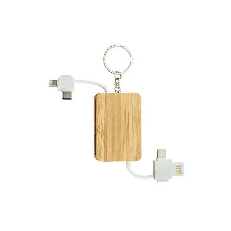 CARGADOR LLAVERO BAMBU
