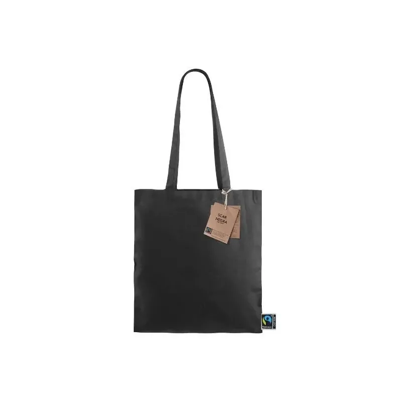 BOLSA ALGODON FAIRTRADE ALGODON NEGRO