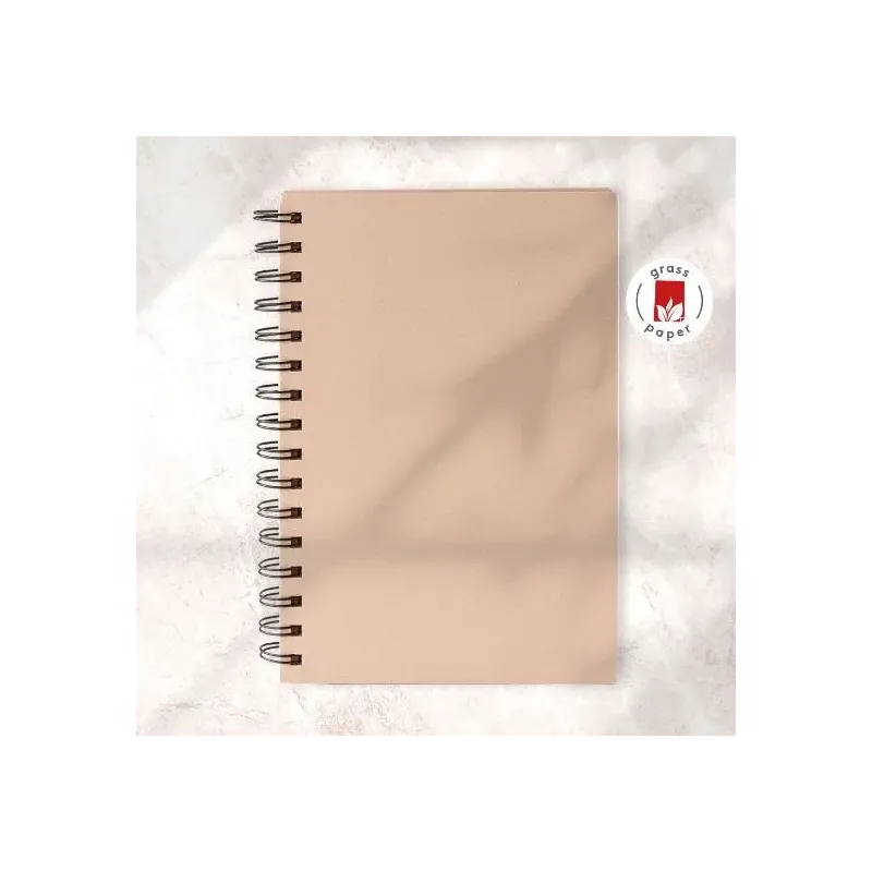 LIBRETA CUBIERTA DE PAPEL DE HIERBA