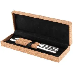 SET BOLIGRAFO / ROLLER CORCHO KANDER