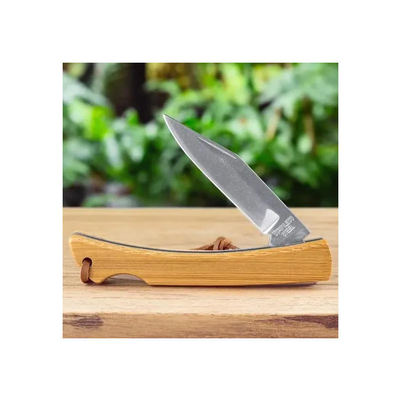 NAVAJA HABA ACERO Y BAMBU