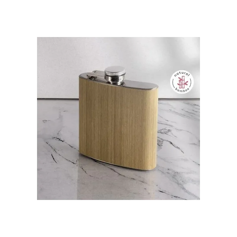 PETACA DE ACRO INOX / BAMBU