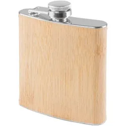 PETACA DE ACRO INOX / BAMBU