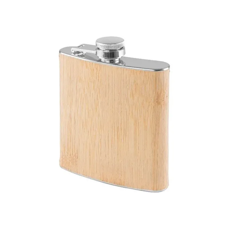 PETACA DE ACRO INOX / BAMBU