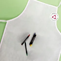 DELANTAL INFANTIL CON CERAS PARA PINTAR