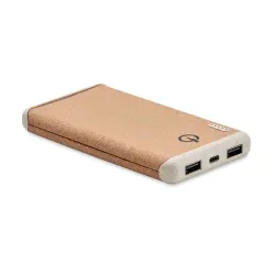 POWER BANK INALAMBRICA CARCASA CORCHO