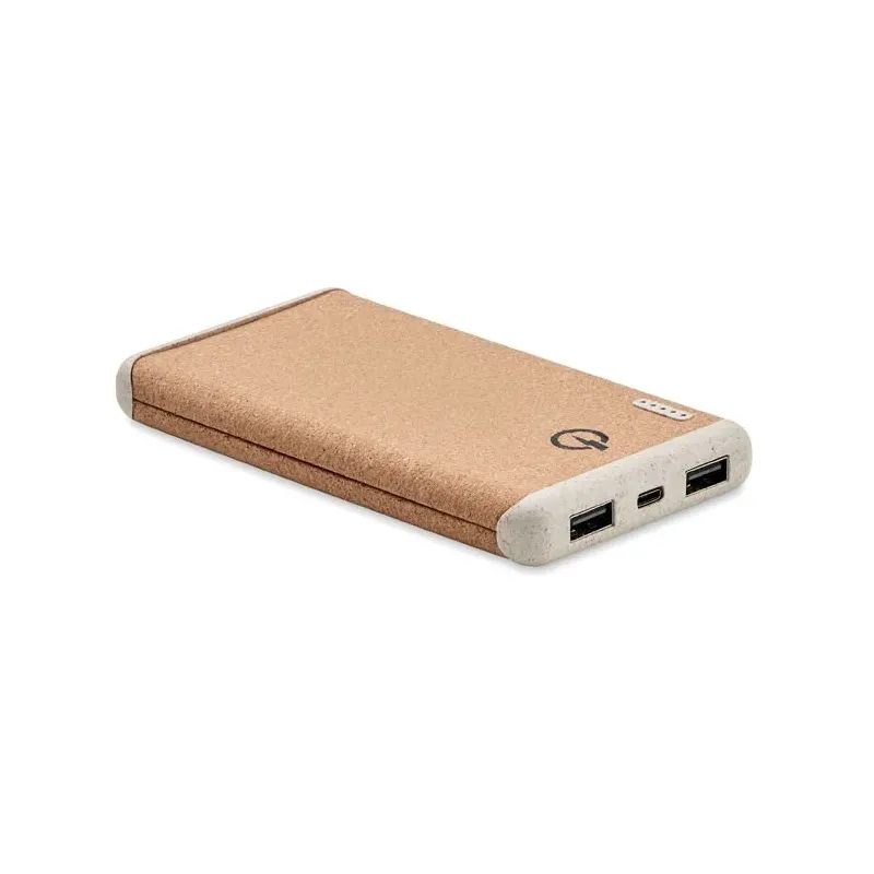 POWER BANK INALAMBRICA CARCASA CORCHO