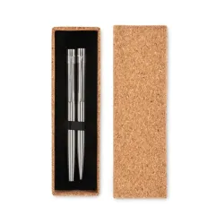 SET BOLIGRAFO / ROLLER ACER CAJA CORCHO