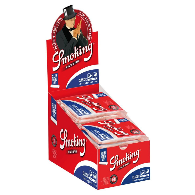 Filtros Smoking Largos 6mm Slim