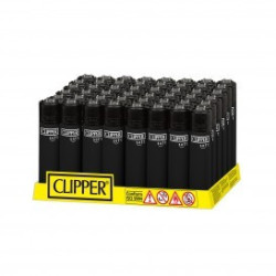 Encendedores Clipper Goma Negro 48U