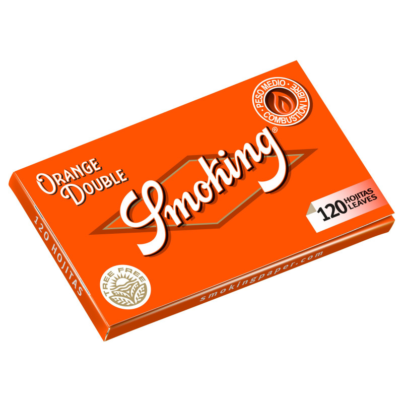 Papel Smoking Naranja Doble