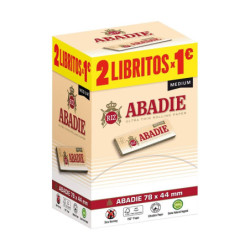 Papel Abadie Medium 78mm Expositor de 200u.
